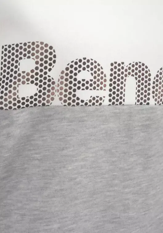 Clearance Bench. Sweatshirt Ecru-Grau-Meliert