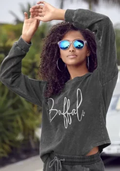 New Buffalo Sweatshirt Schwarz