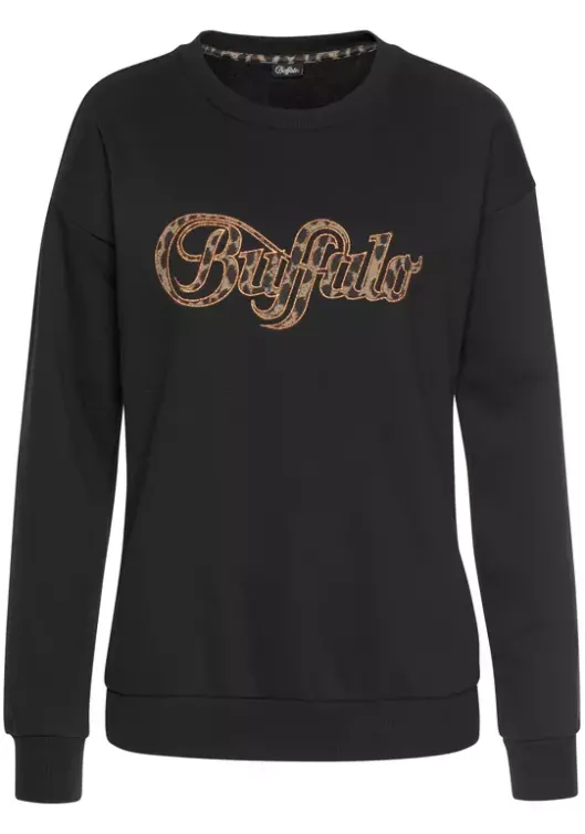 Clearance Buffalo Sweatshirt Schwarz