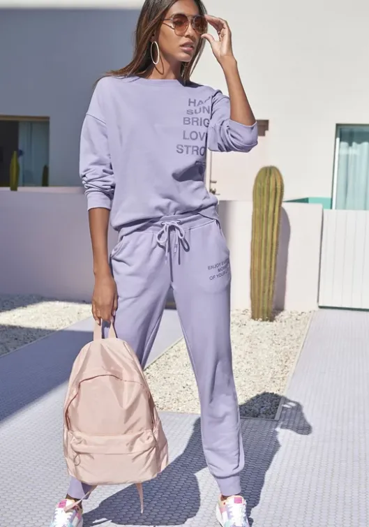 Online Buffalo Sweatshirt Lavendel