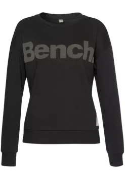Hot Bench. Sweatshirt Schwarz-Taupe