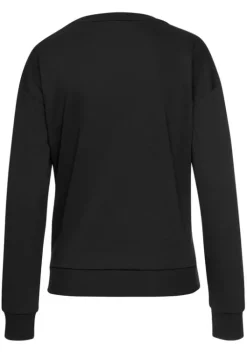 Hot Bench. Sweatshirt Schwarz-Taupe