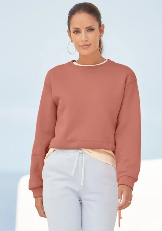 Best LASCANA Sweatshirt Rot