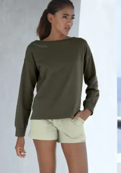 Hot Bench. Sweatshirt Dunkelgrun