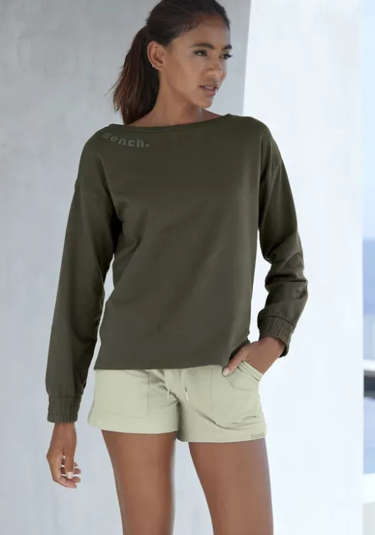 Hot Bench. Sweatshirt Dunkelgrun