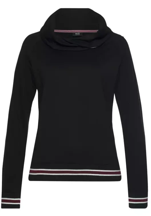 New H.I.S Sweatshirt Schwarz