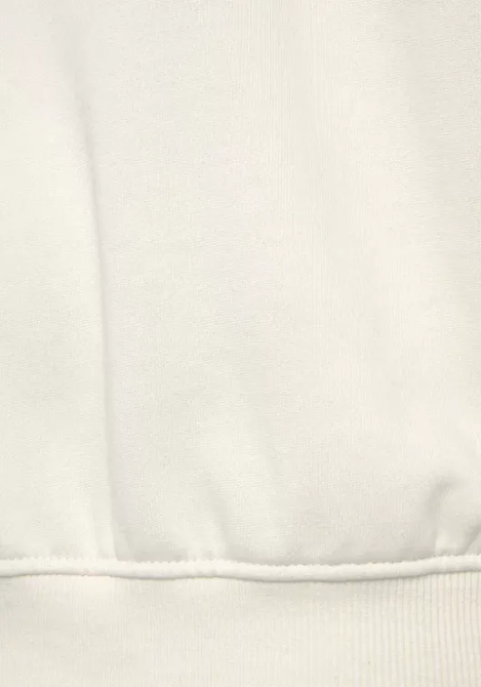 Clearance Buffalo Sweatshirt"Mit Rippbundchen" Creme