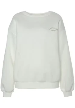Outlet LASCANA Sweatshirt"-Pullover" Creme
