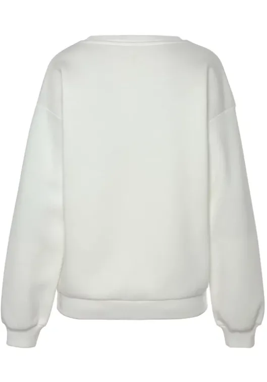 Outlet LASCANA Sweatshirt"-Pullover" Creme