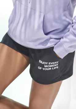 Buffalo Sweatshorts Schwarz