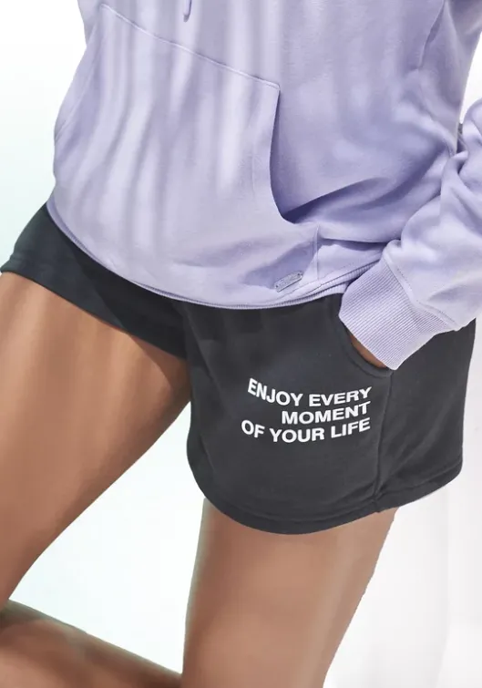 Buffalo Sweatshorts Schwarz