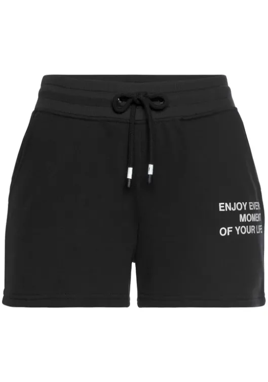 Buffalo Sweatshorts Schwarz
