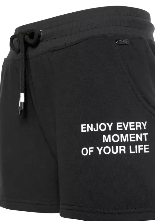 Buffalo Sweatshorts Schwarz
