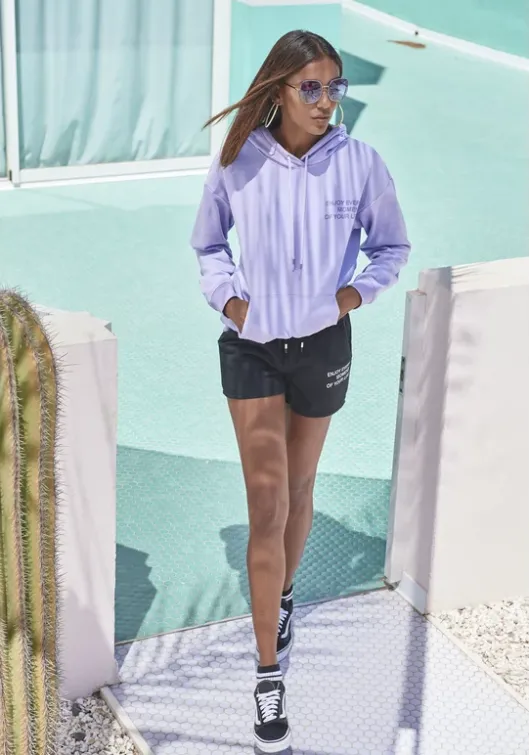 Buffalo Sweatshorts Schwarz
