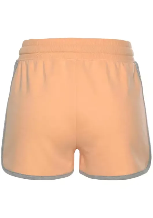 Online Bench. Sweatshorts"Mit Elastischem Bundchen," Pfirsich-Grau-Meliert
