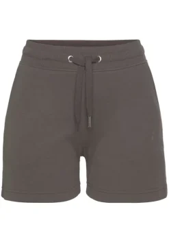 Online Bench. Sweatshorts"Mit Logostickerei" Taupe