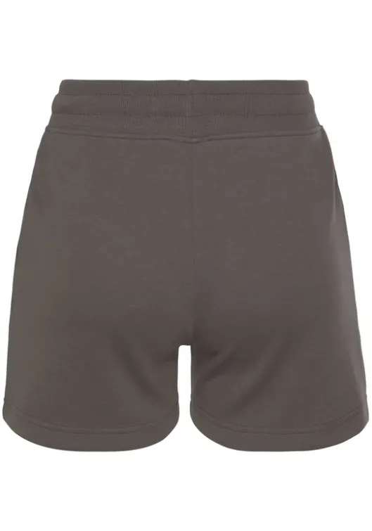 Online Bench. Sweatshorts"Mit Logostickerei" Taupe