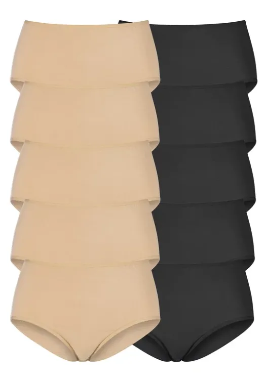 Outlet petite fleur Taillenslip Beige, Schwarz