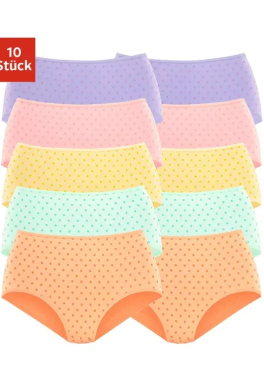 Outlet petite fleur Taillenslip Lila, Rosa, Gelb, Grun, Orange