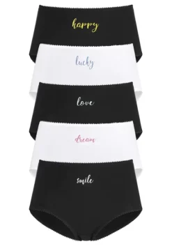 Sale Vivance Taillenslip Schwarz, Weis