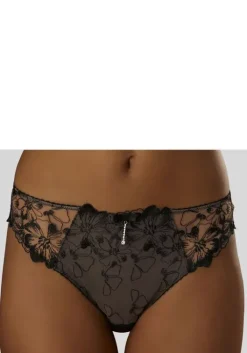 Online JETTE Tanga Schwarz-Caramel