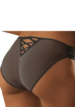 Online JETTE Tanga Schwarz-Caramel
