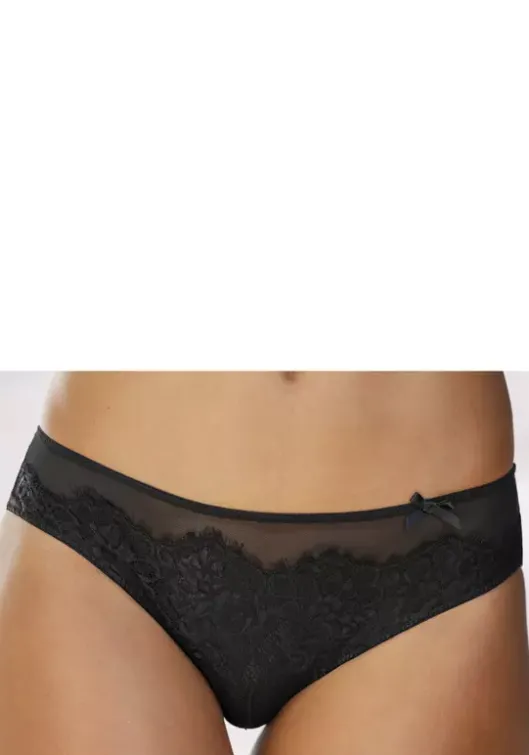 Outlet petite fleur gold Tanga Schwarz