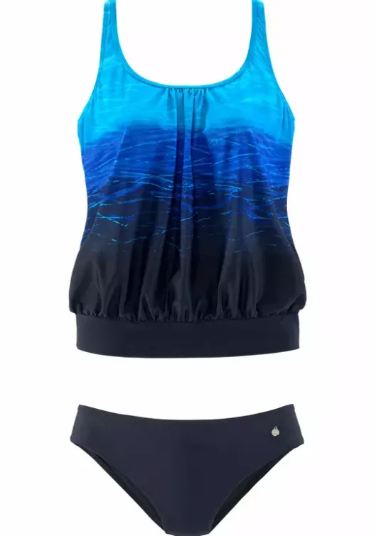 Sale LASCANA Tankini Blau-Bedruckt