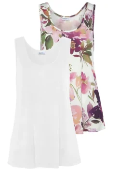 Online Beachtime Tanktop Bedruckt+Weis