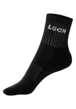 Sale LSCN by LASCANA Tennissocken 1X Schwarz, 1X Weis