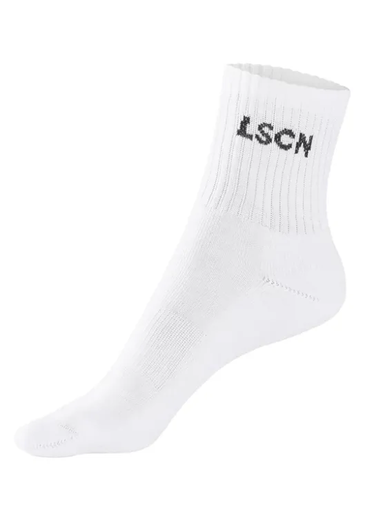 Sale LSCN by LASCANA Tennissocken 1X Schwarz, 1X Weis