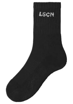 Sale LSCN by LASCANA Tennissocken 1X Schwarz, 1X Weis