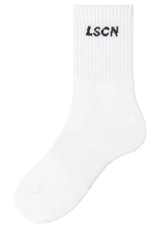 Sale LSCN by LASCANA Tennissocken 1X Schwarz, 1X Weis