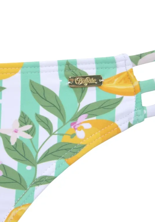 Clearance Buffalo Triangel-Bikini"Capri" Mint-Orange Bedruckt