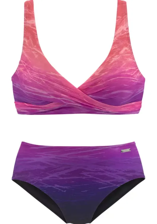 Clearance LASCANA Triangel-Bikini"Raquel" Marine-Pink