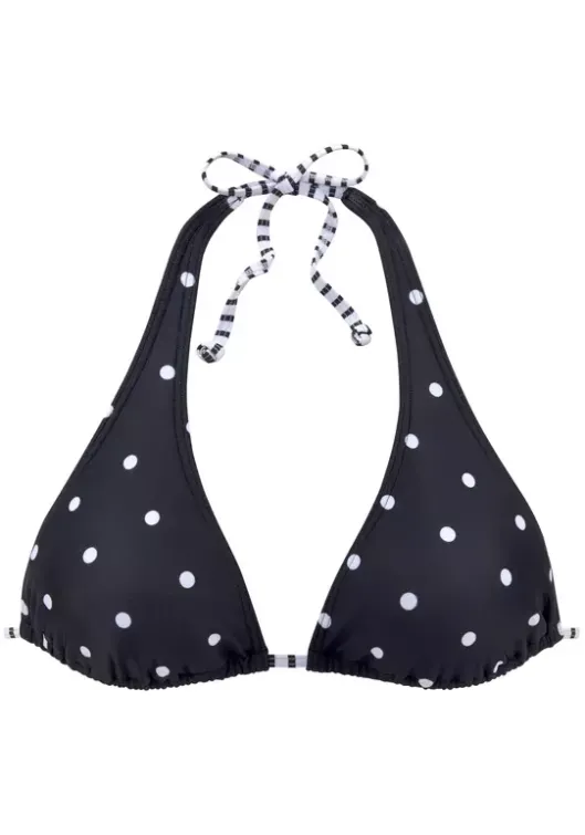 s.Oliver Triangel-Bikini-Top"Audrey" Schwarz-Weis