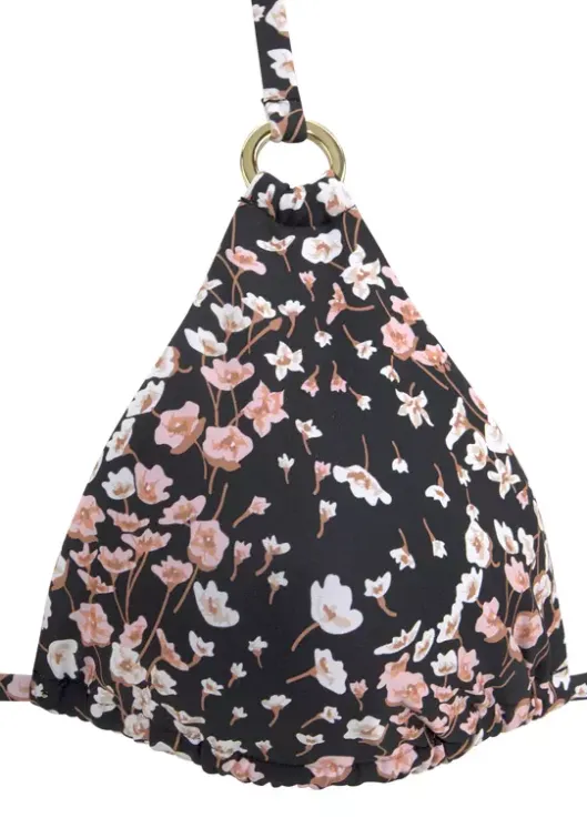 Outlet LASCANA Triangel-Bikini-Top"Blair" Schwarz-Bedruckt
