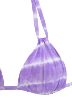 Discount s.Oliver Triangel-Bikini-Top"Enja" Lila-Weis