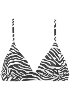 Discount Venice Beach Triangel-Bikini-Top"Fjella" Schwarz-Weis