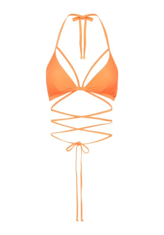 Sale LSCN by LASCANA Triangel-Bikini-Top"Gina" Neon Orange