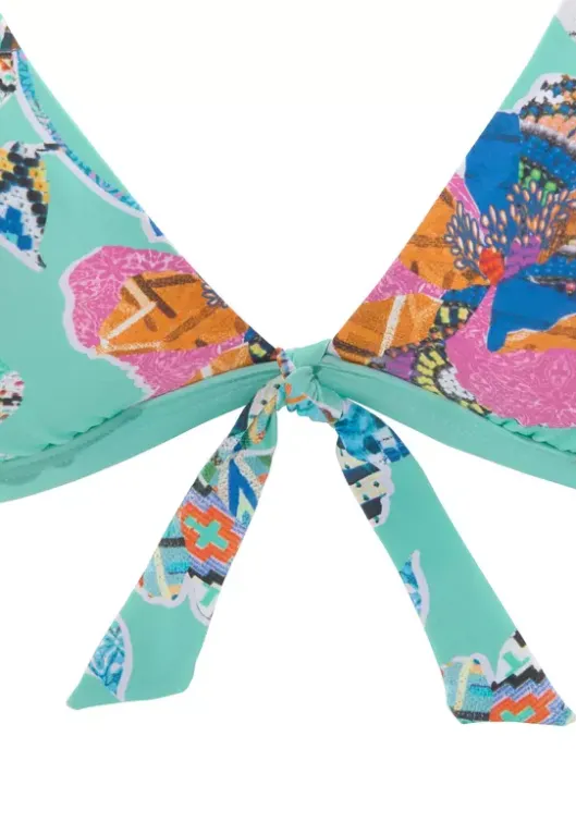 New Sunseeker Triangel-Bikini-Top"Jam" Turkis-Bunt