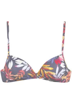 Sale Vivance Triangel-Bikini-Top"Leilani" Grau-Bedruckt