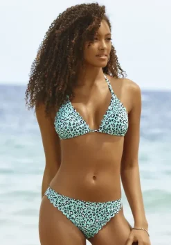 Best LASCANA Triangel-Bikini-Top"Mae" Mint-Bedruckt