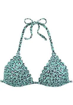 Best LASCANA Triangel-Bikini-Top"Mae" Mint-Bedruckt