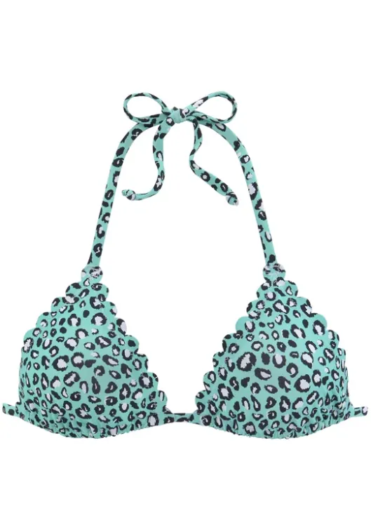 Best LASCANA Triangel-Bikini-Top"Mae" Mint-Bedruckt