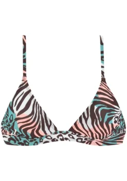 Outlet Venice Beach Triangel-Bikini-Top"Maia" Turkis-Bedruckt