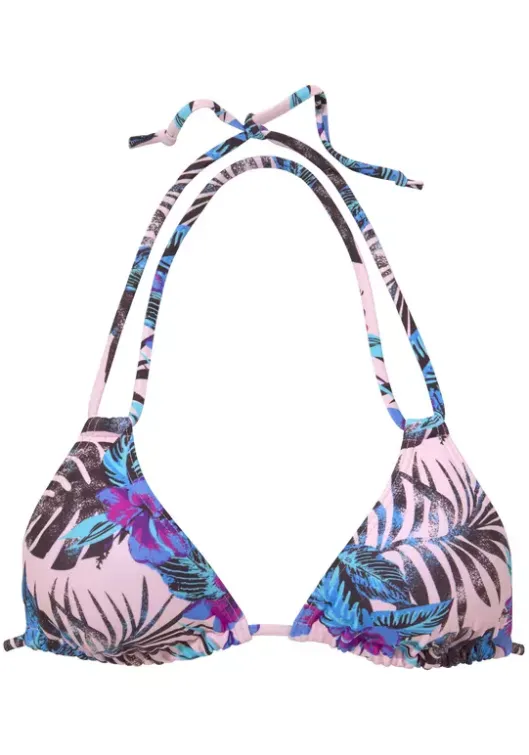Sale Venice Beach Triangel-Bikini-Top"Marly" Rosa-Bedruckt