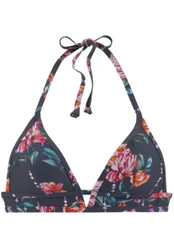Sale Sunseeker Triangel-Bikini-Top"Modern" Marine-Bedruckt