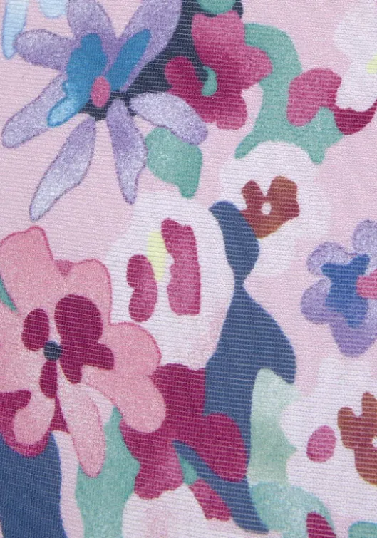 Hot s.Oliver Triangel-Bikini-Top"Scatter" Lila-Bedruckt