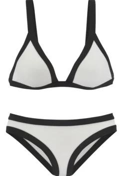 Venice Beach Triangel-Bikini"Versa" Weis-Schwarz